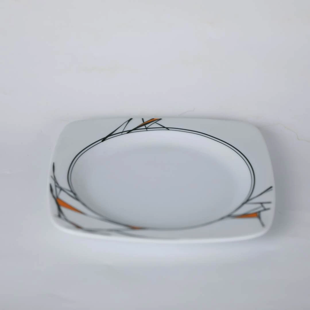 （微瑕）景德镇陶瓷    252天圆地方平盘--青一   1个