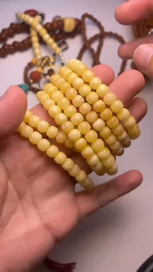 【闪购商品】琥珀颈饰未镶嵌蜜蜡0.7mm老型手串（多样性发其一）