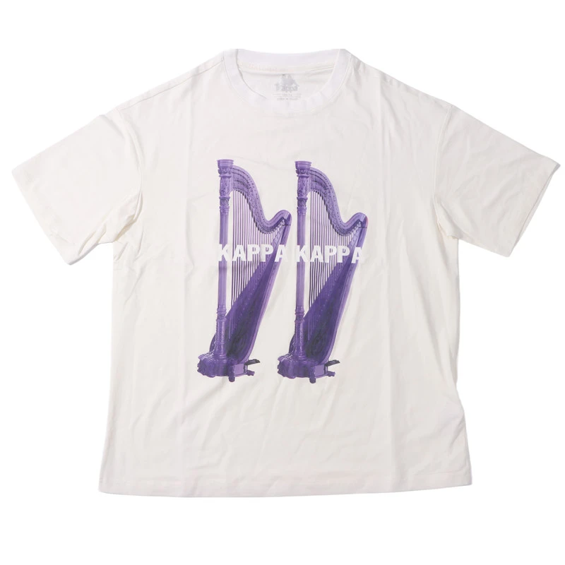 夏季新款时尚竖琴圆领休闲宽松百搭大童T恤（h）039