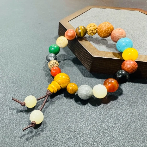 壹加｜手工设计18子多宝手串多样性发货