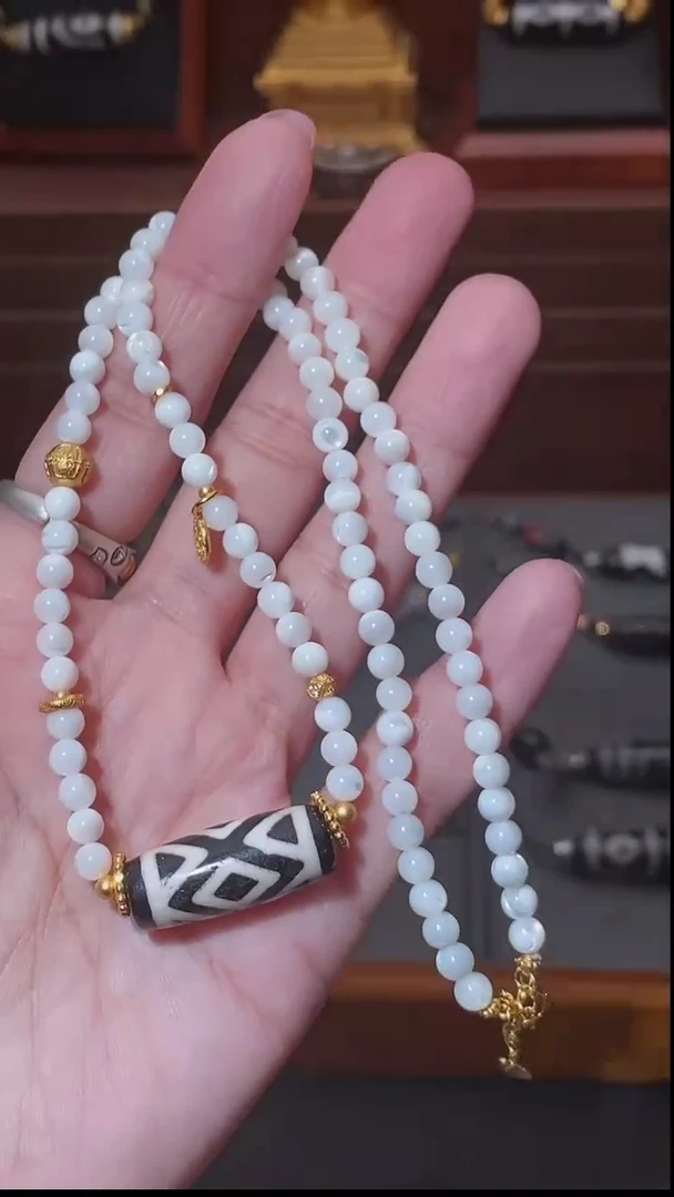 【闪购商品】玛瑙/玉髓颈饰未镶嵌S48365多样性金刚369锁骨链