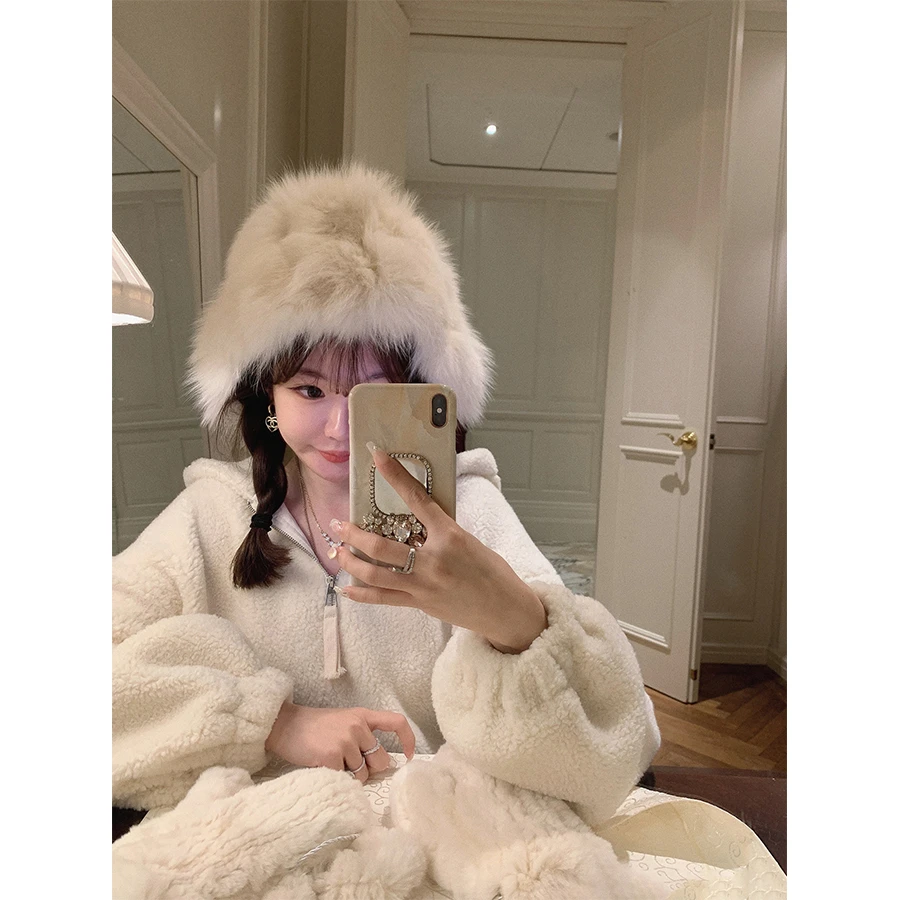 金蘑菇菇【fluffy可爱冬日 保暖穿搭组】又是被自己可爱到的一天~