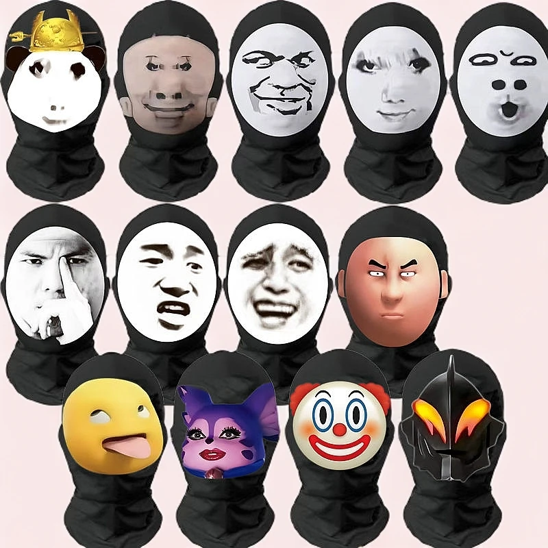 头套搞怪面具奶龙面罩全脸恶搞笑贝利亚3d立体龙图表情包cosplay