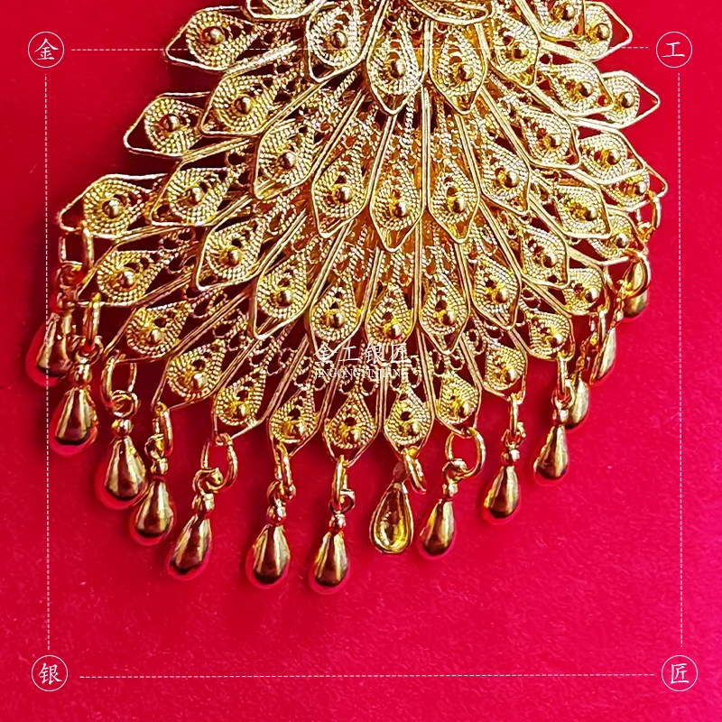 吊坠足银 金雀吊坠  时尚 精美百搭简约时尚大气