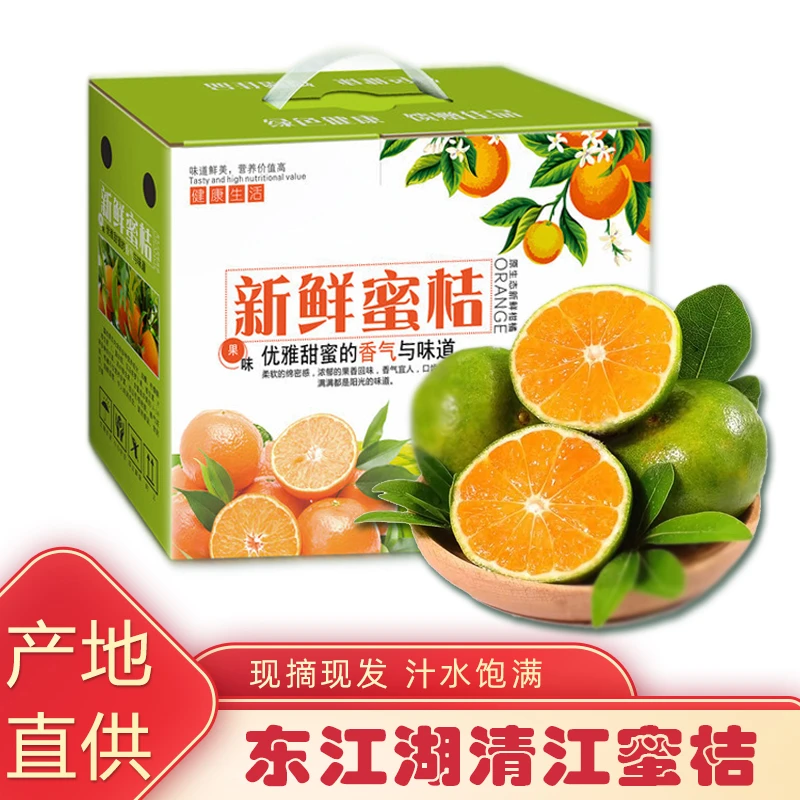 湖南郴州东江湖蜜桔 新鲜橘子青皮蜜橘当季孕妇水果