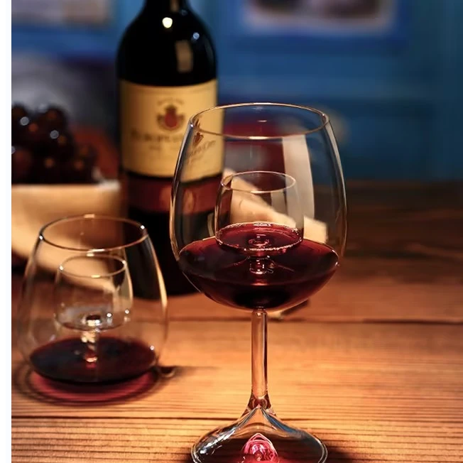 明尚德九小具喷泉醒酒杯单只装高硼硅玻璃材质带醒酒功能家用创意