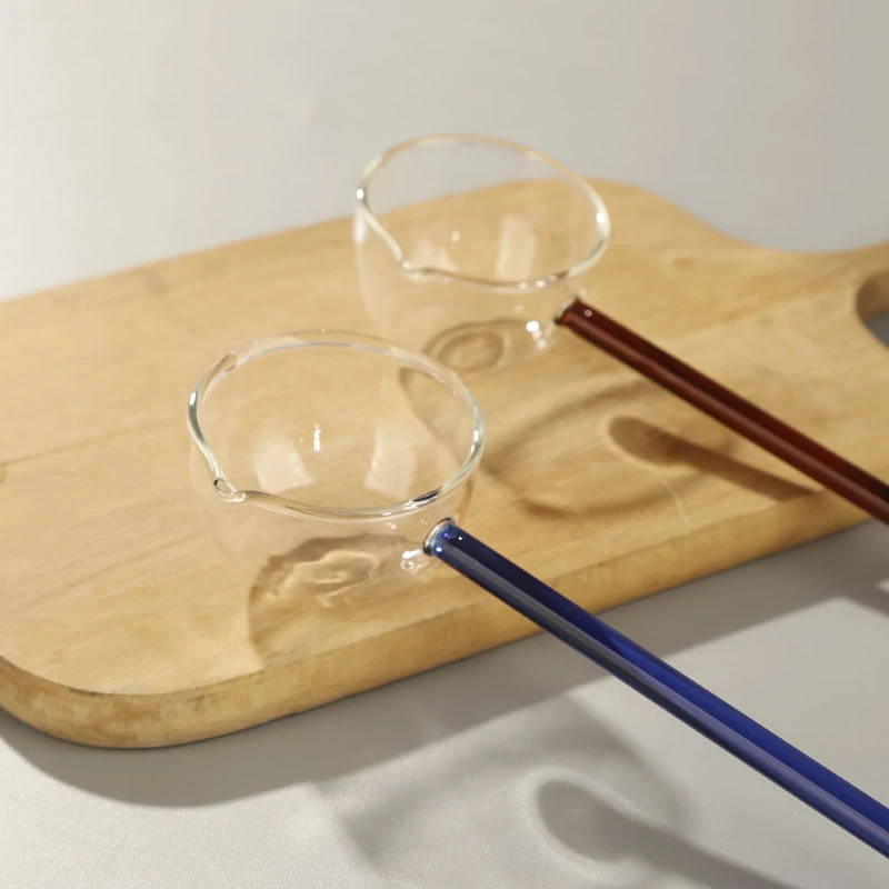 明尚德一舀一乾坤透明勺子两只装手工网红可爱家用创意调味彩色