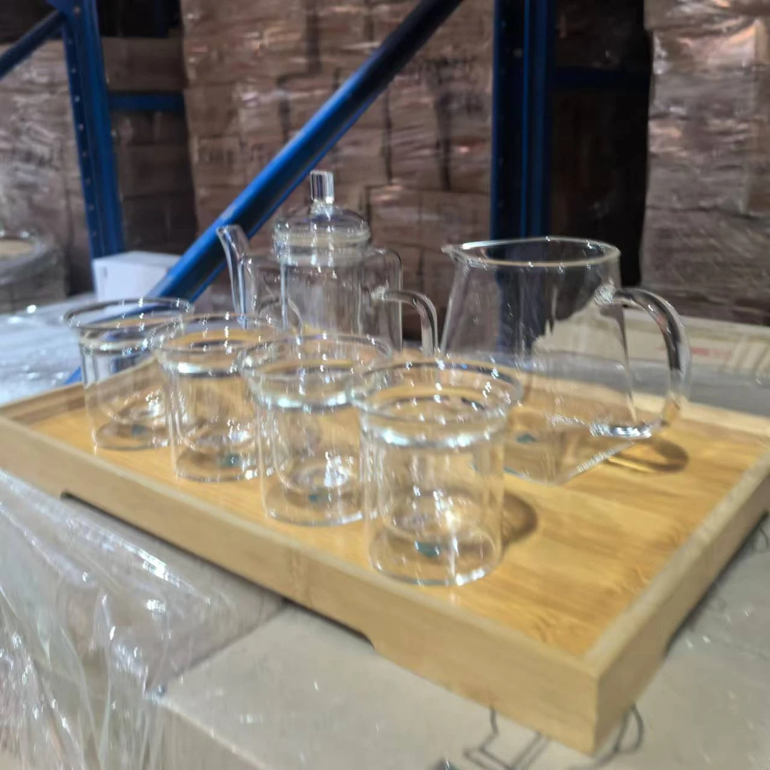 明尚德璃上套组方壶茶水具套组高硼硅玻璃套组透明家用加厚耐热