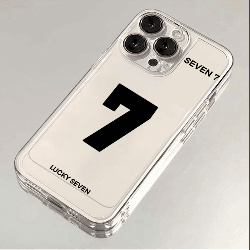 幸运数字7适用苹果华为oppo小米vivo全包iPhone12/13/14/15手机壳