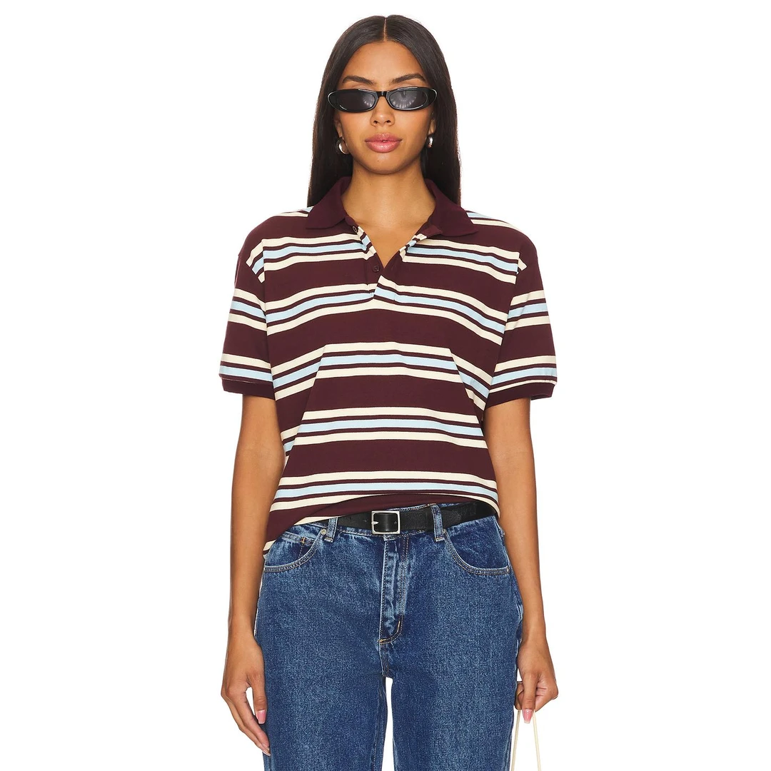 LIONESS POLO 衫 棕色 revolve专属