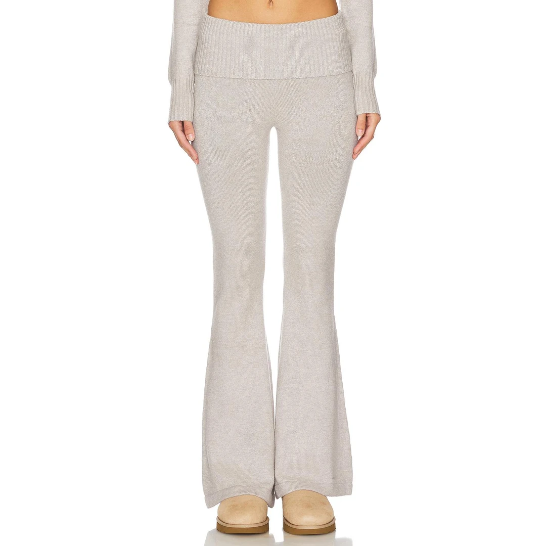 LIONESS MUSE 针织长裤 中性色调 打底裤