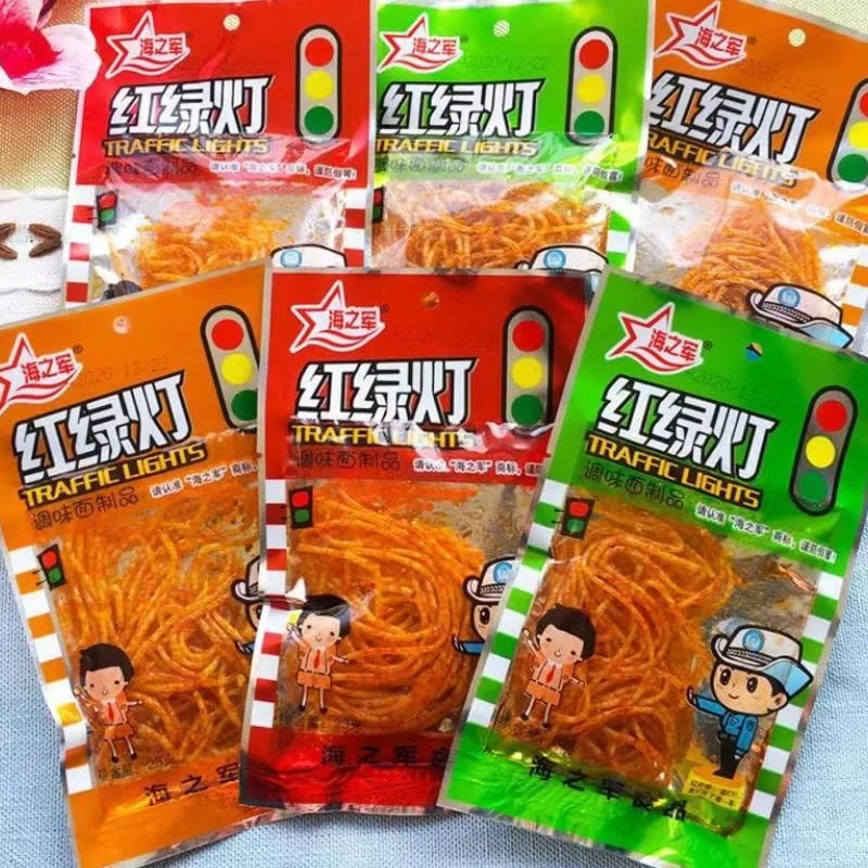 海之军红绿灯辣条 麻辣丝8090后校园怀旧小零食重庆风味调味面制