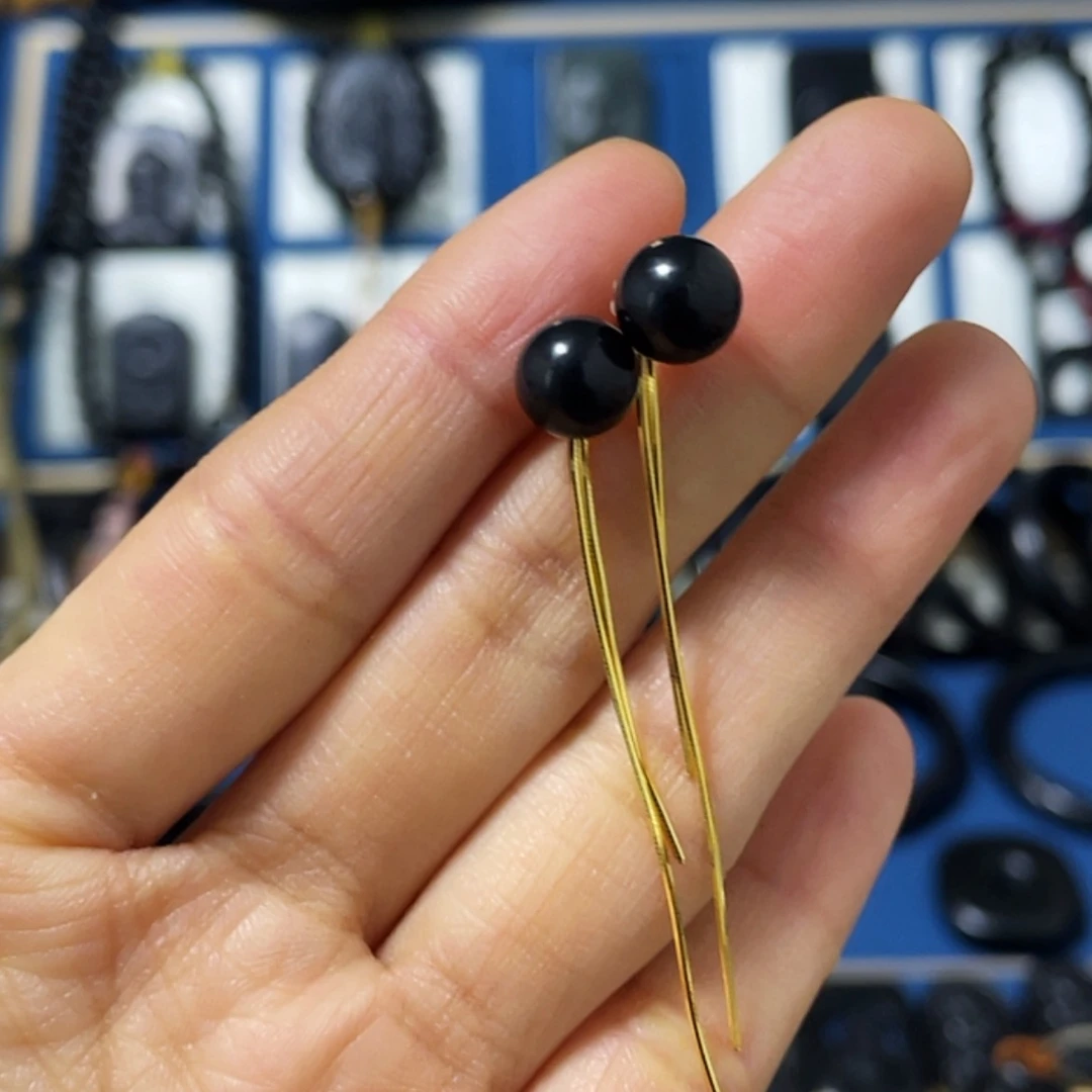 【闪购商品】和田玉耳饰银S925镶嵌