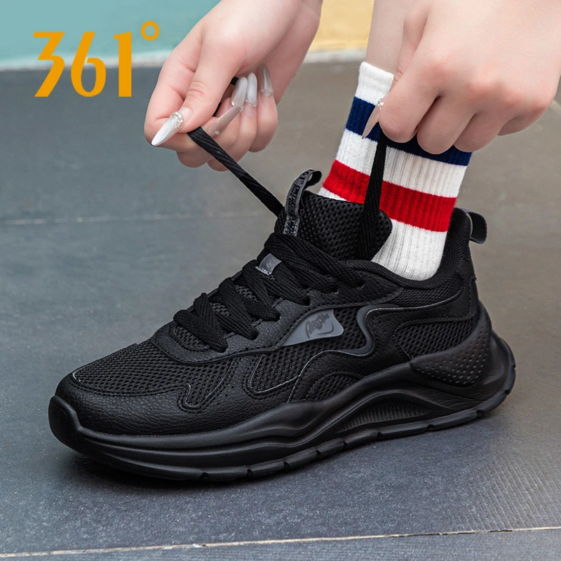 361女鞋运动鞋黑色鞋子女款秋冬户外训练鞋百搭旅游鞋透气跑步鞋