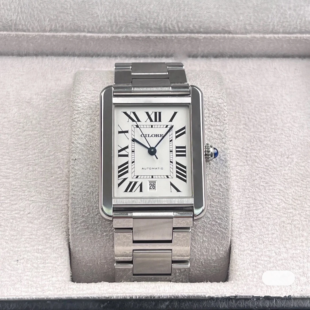 全新未使用 /机械机芯/女表30MM/方盘/经典女士腕表