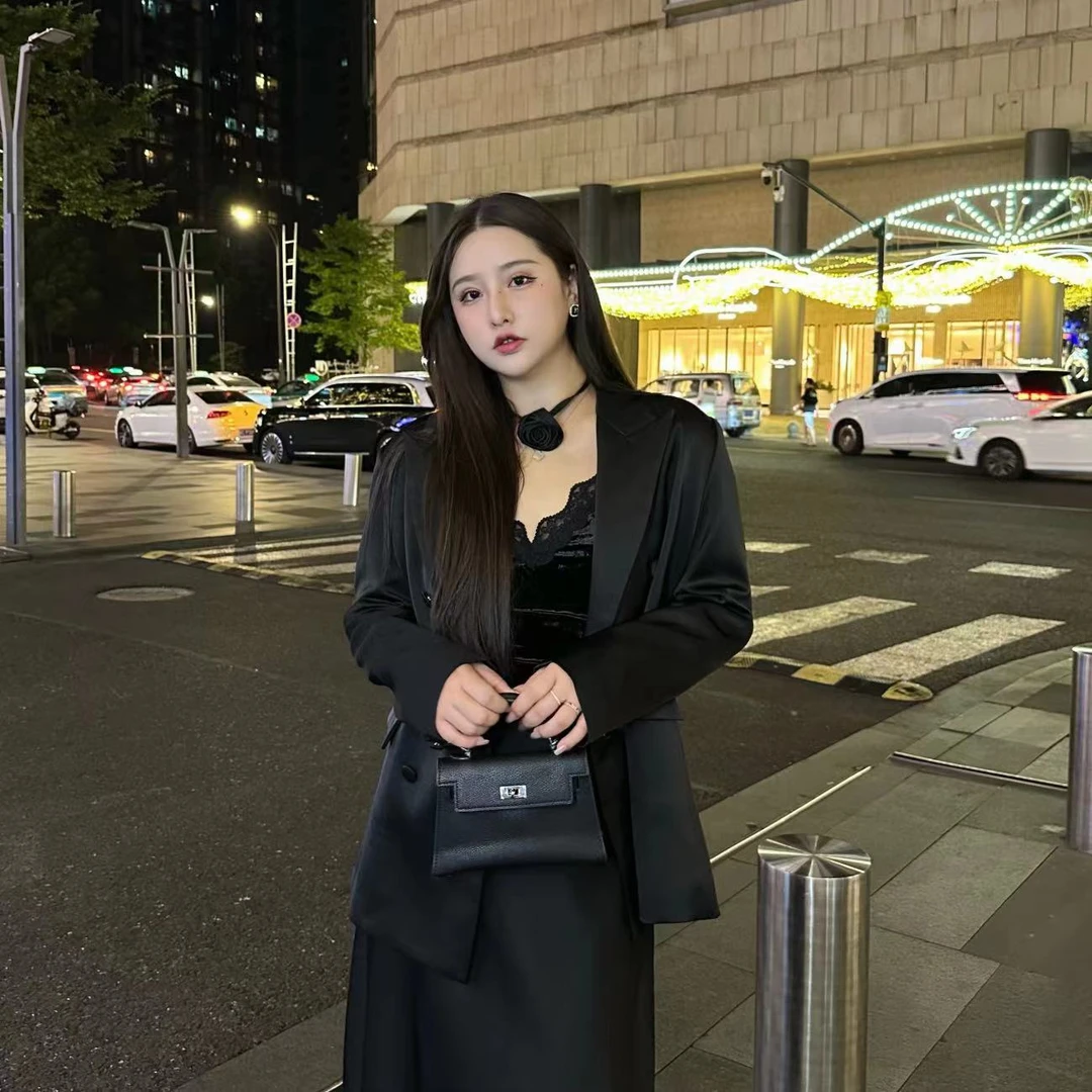 微胖温柔【精致内搭】丝绒蕾丝性感纯欲打揽小背心外套打底背心