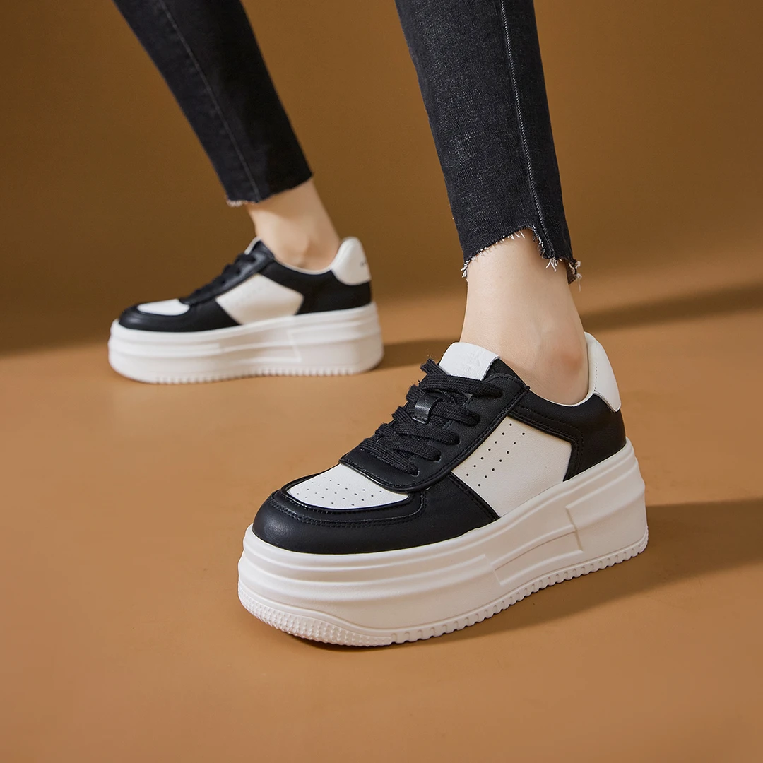 秋季休闲鞋时尚百搭加绒保暖厚底板鞋【LP】2WV3512990