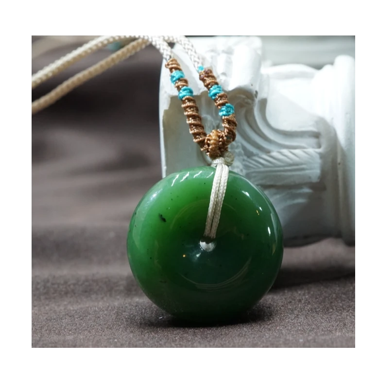 和田玉碧玉平安扣 BZ092107