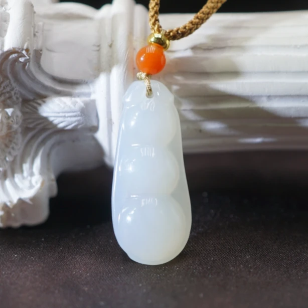 和田玉白玉福豆 YCFL090406