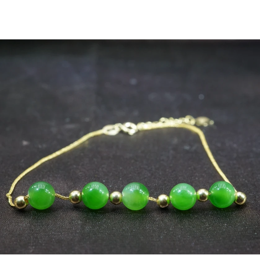 18K和田玉手链2 BZ110405