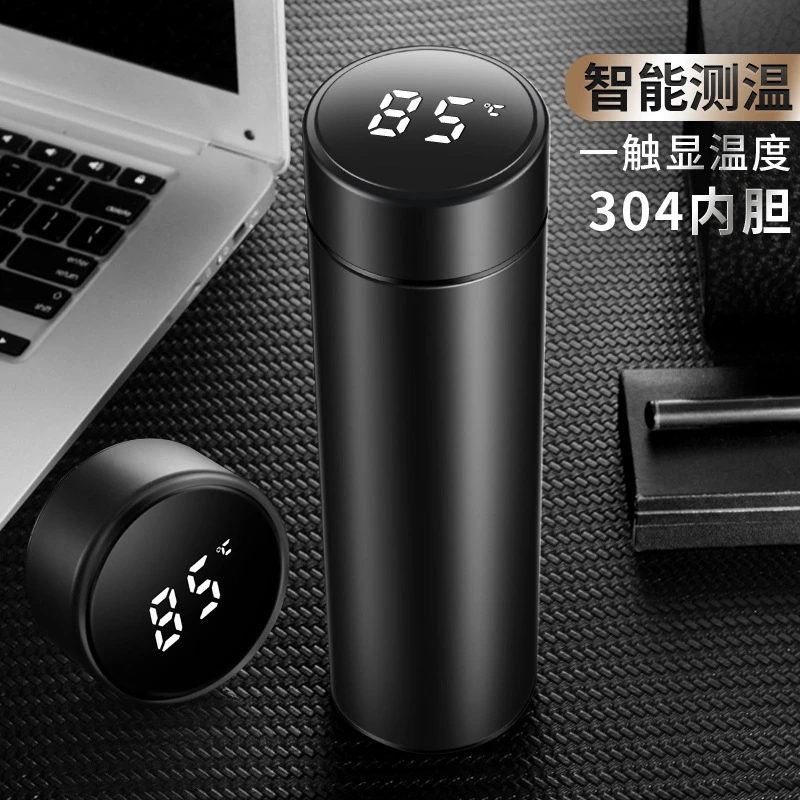 智能保温杯男高档大容量不锈钢水杯便携车载个人专用泡茶杯子定制