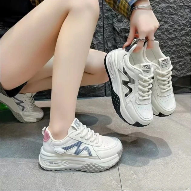 啊枝姐厚底增高2024新款老爹鞋8801女秋季新款时尚百搭休闲运动鞋