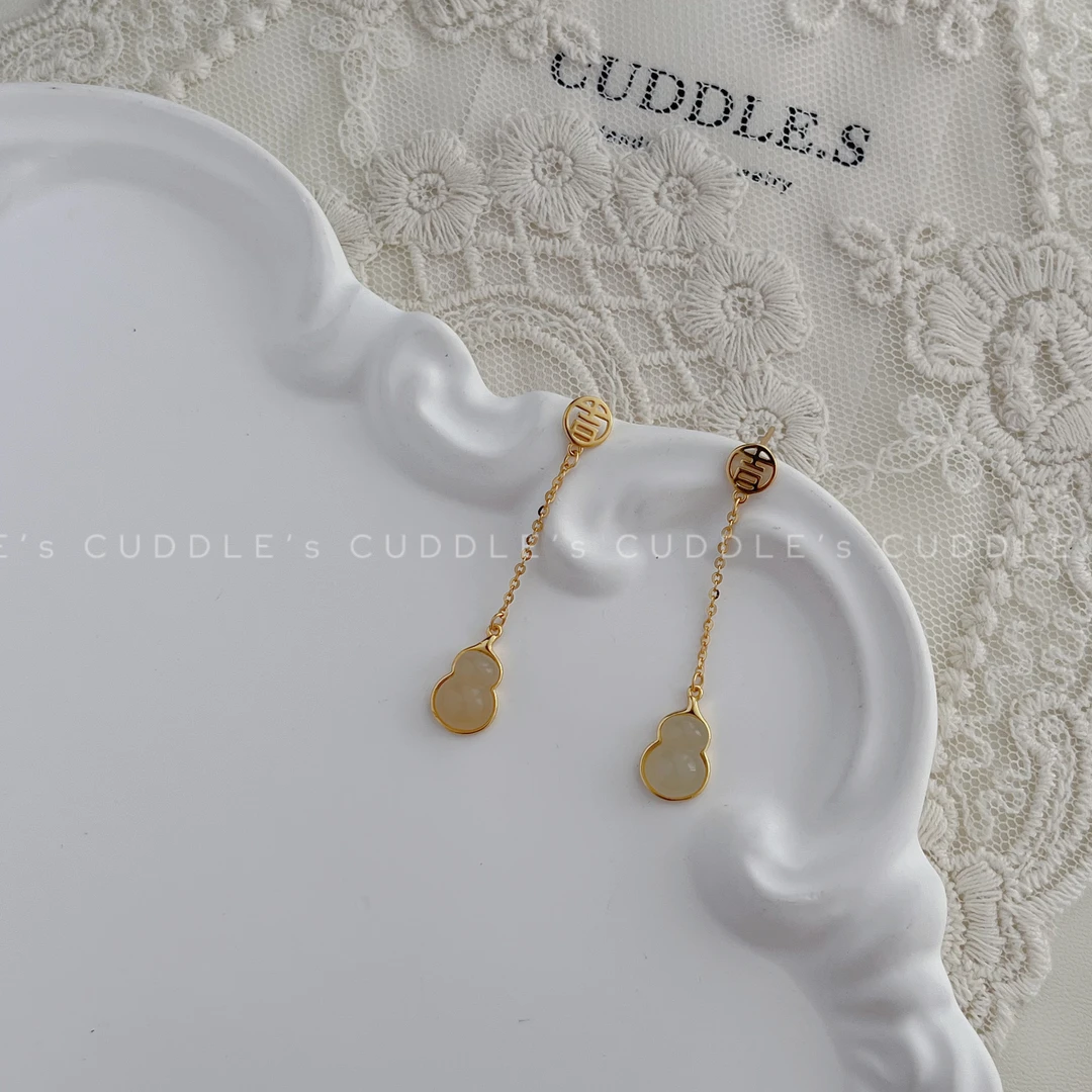925银耳饰 CUDDLE 吉祥葫芦耳坠 8713