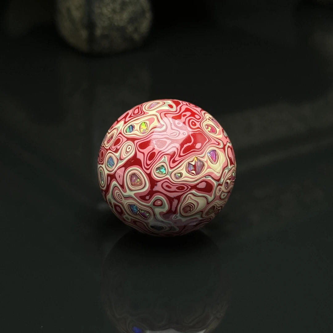 万物生漆大漆非遗文化传承规格30mm单珠千层工艺（纯手工制作偏大)