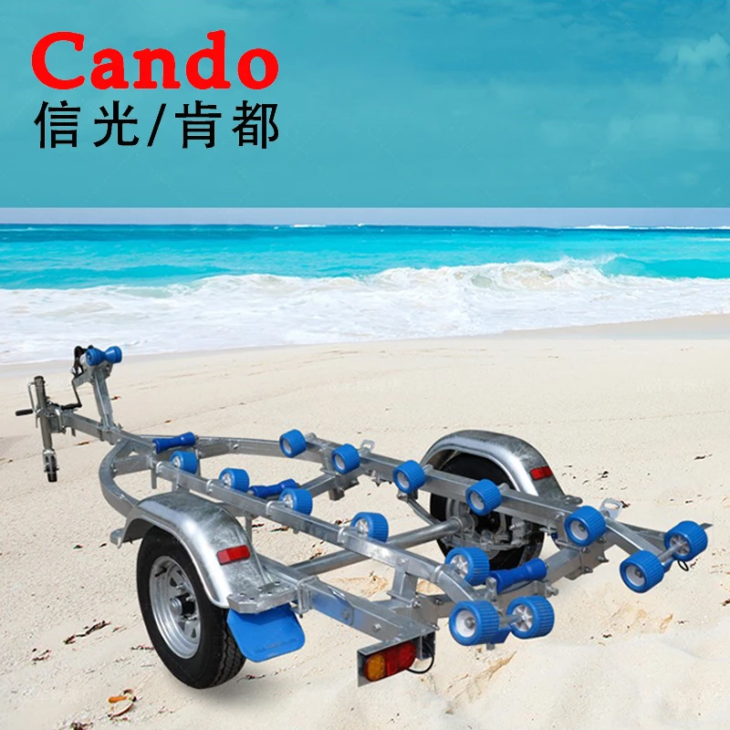 橡皮艇冲锋舟拖车救援艇拖车