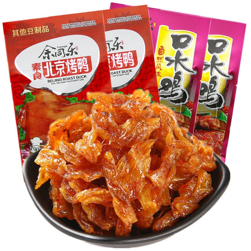 素食北京烤鸭/口水鸡 怀旧零食 20袋