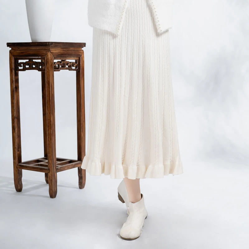 3055均码垂感半身裙两色可选可内搭可外穿气质日常百搭显瘦半身裙