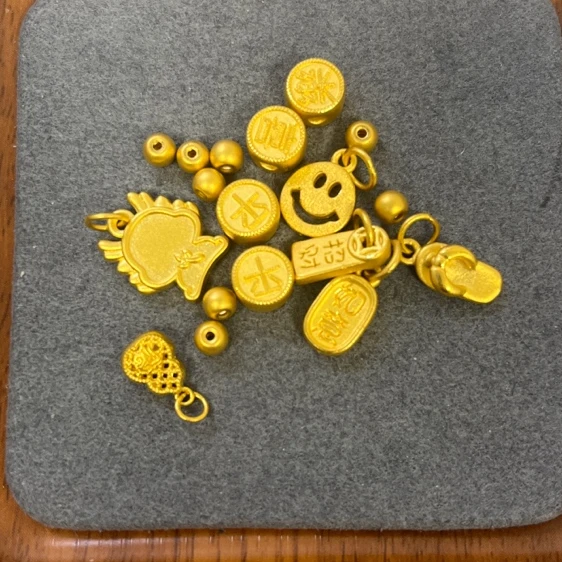 足金平安喜乐首饰8.81