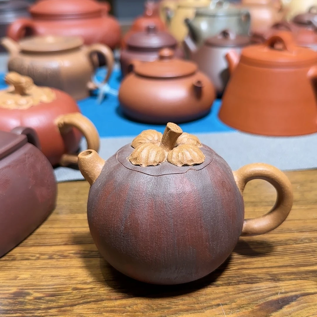 紫砂茶壶山竹降坡