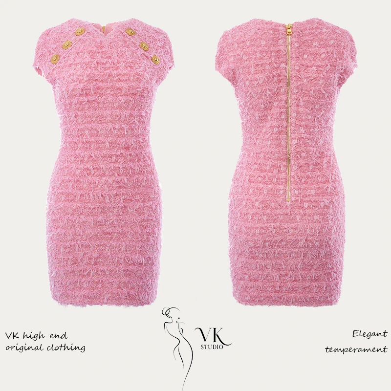 VK Studio春夏气质时尚显瘦法式女装连衣裙【VK852】