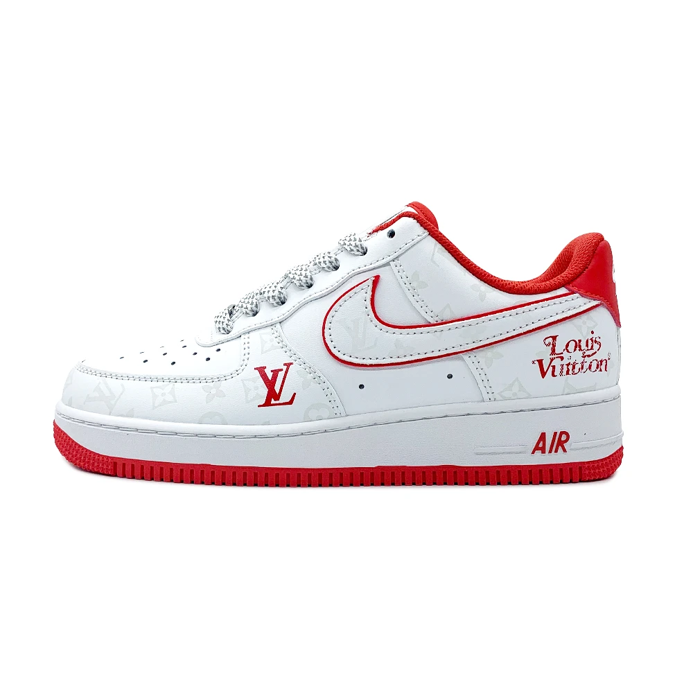 Nike/耐克Air Force 1 红色走秀款 休闲时尚百搭【球鞋定制】