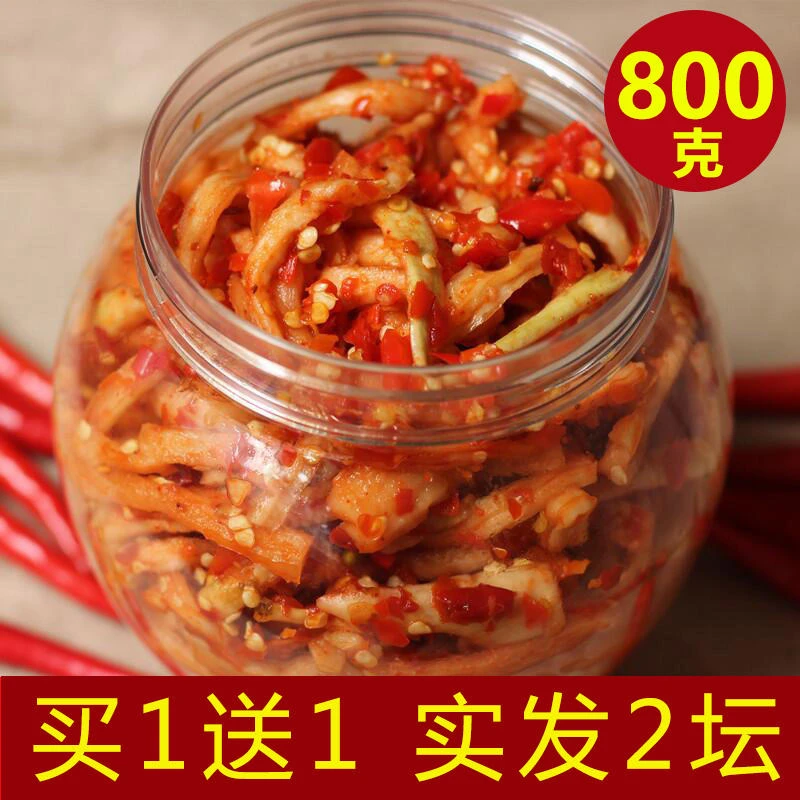 湖南传统即食香辣菜萝卜干酱菜下饭菜罐装脆爽新鲜榨菜拌饭菜泡菜