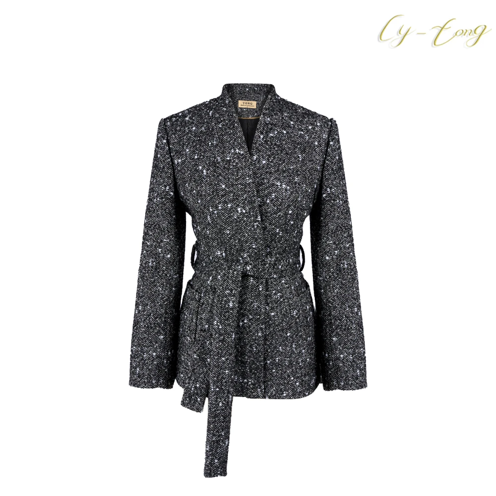 【彤姐原创】冬季显瘦休闲时尚轻奢气质西装W23B082