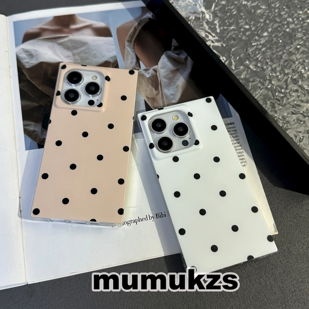 ins网红爆款iPhone15promax波点手机壳适用苹果14pro防摔13全包女