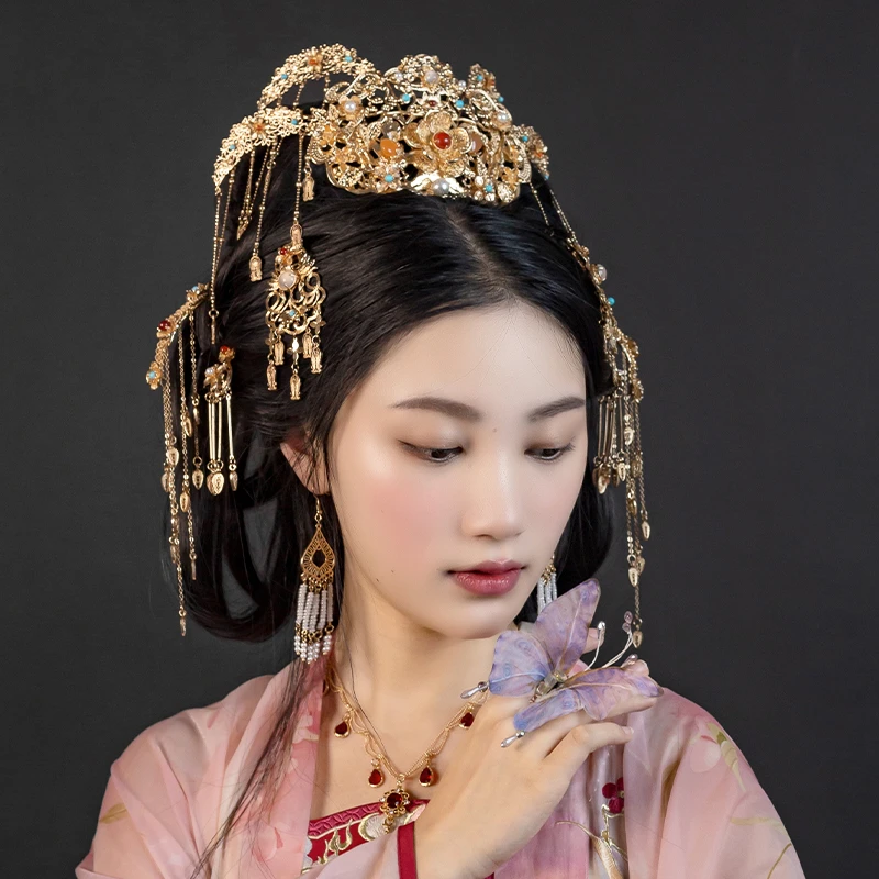司司原创古风汉服发饰头饰杨贵妃头饰