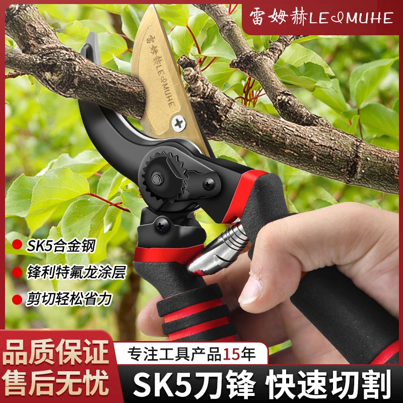 雷姆赫园艺剪刀果树修枝修剪树枝专用花艺枝剪子高档正品修枝剪