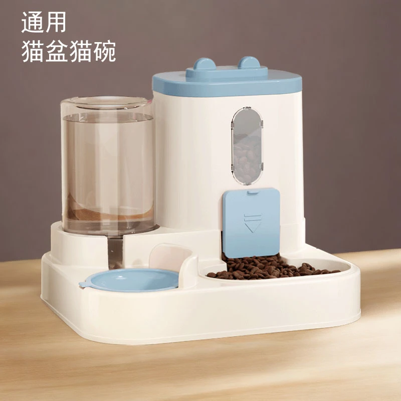 宠物水粮一体可爱自动喂食器猫咪饮水智能猫食碗猫粮盆自动投喂器