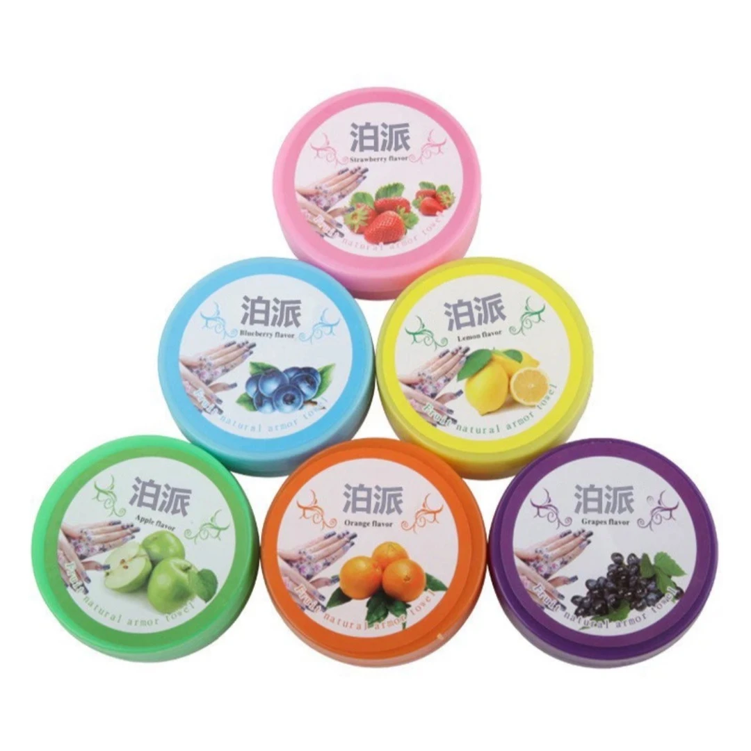 水果味卸甲巾洗甲棉清爽便携家用清香去死皮不刺激补水营养大容量