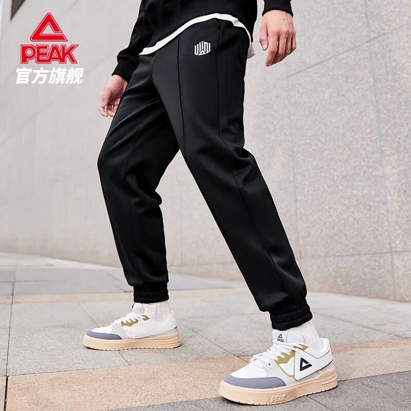 Peak/匹克运动裤秋冬新款宽松舒适篮球文化潮流长裤男裤跑步束脚