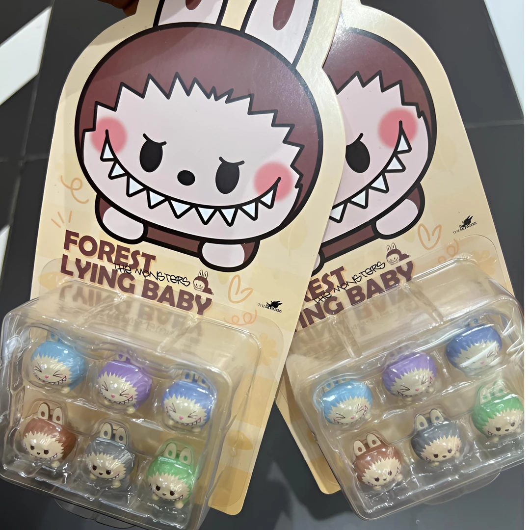 【吊卡】泡泡萌粒森林趴姿系列公仔套装