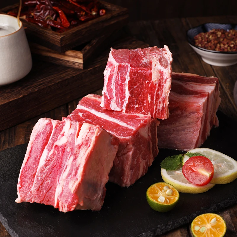 【特价】原切四肋牛肋排2500g 牛肋骨 原切牛肉 生鲜牛肋排