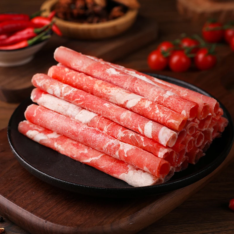原切肥牛卷火锅肥牛 原切牛肉火锅食材 500g*3盒 牛肉卷