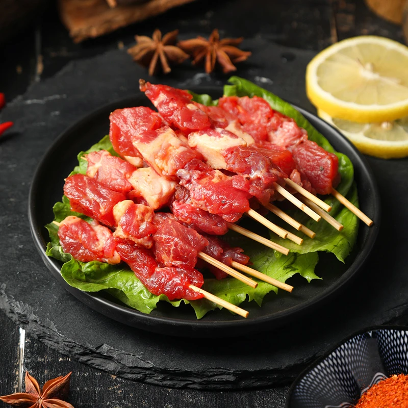 空气炸锅微调牛肉小串500g/1000g 配料干净生鲜烧烤食材