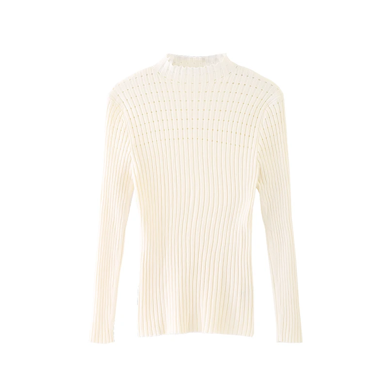 【Q香香专属】X325102B 法式优雅打底针织毛线衣