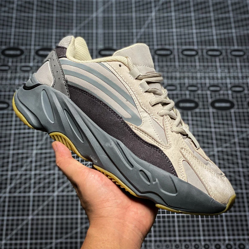 莆田高版本椰子700V2真爆纯原增高休闲轻便跑步运动鞋男女莆田鞋