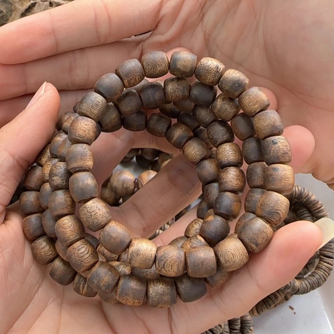 【闪购商品】沉香手串单圈0.8鼓珠多样性发一条